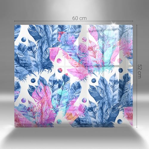 Planche à découper multifonctionnelle Wallfluent 60x52cm grand format boho - 7