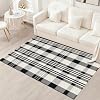 Buffalo Plaid Area Rug 3’x5′ Checkered Carpet Grid in/Outdoor Mat