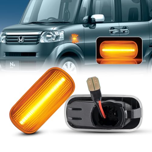POPMOTORZ �z���_�p LED�T�C�h�}�[�J�[ CR-V RD N-BOX JF1/2 N-VAN JJ1/2 S660 JW5 LED �T�C�h�E�C���J�[ �_�Ŕ��� �E�C���J�[ �n�C�t���h�~�΍�ς� ���P�xSMD �A���o�[����