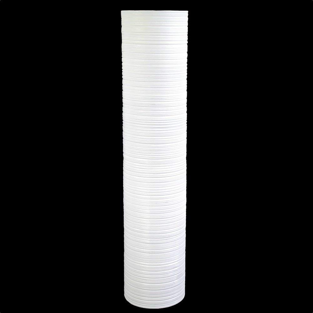 Leewadee Vaso da Terra Grande 85 cm Legno di Mango Pampas & Fiori Secchi | Vaso Deco per Soggiorno, per Rami & Erbe Secche. Più resistente della Ceramica, senza Acqua. Boho