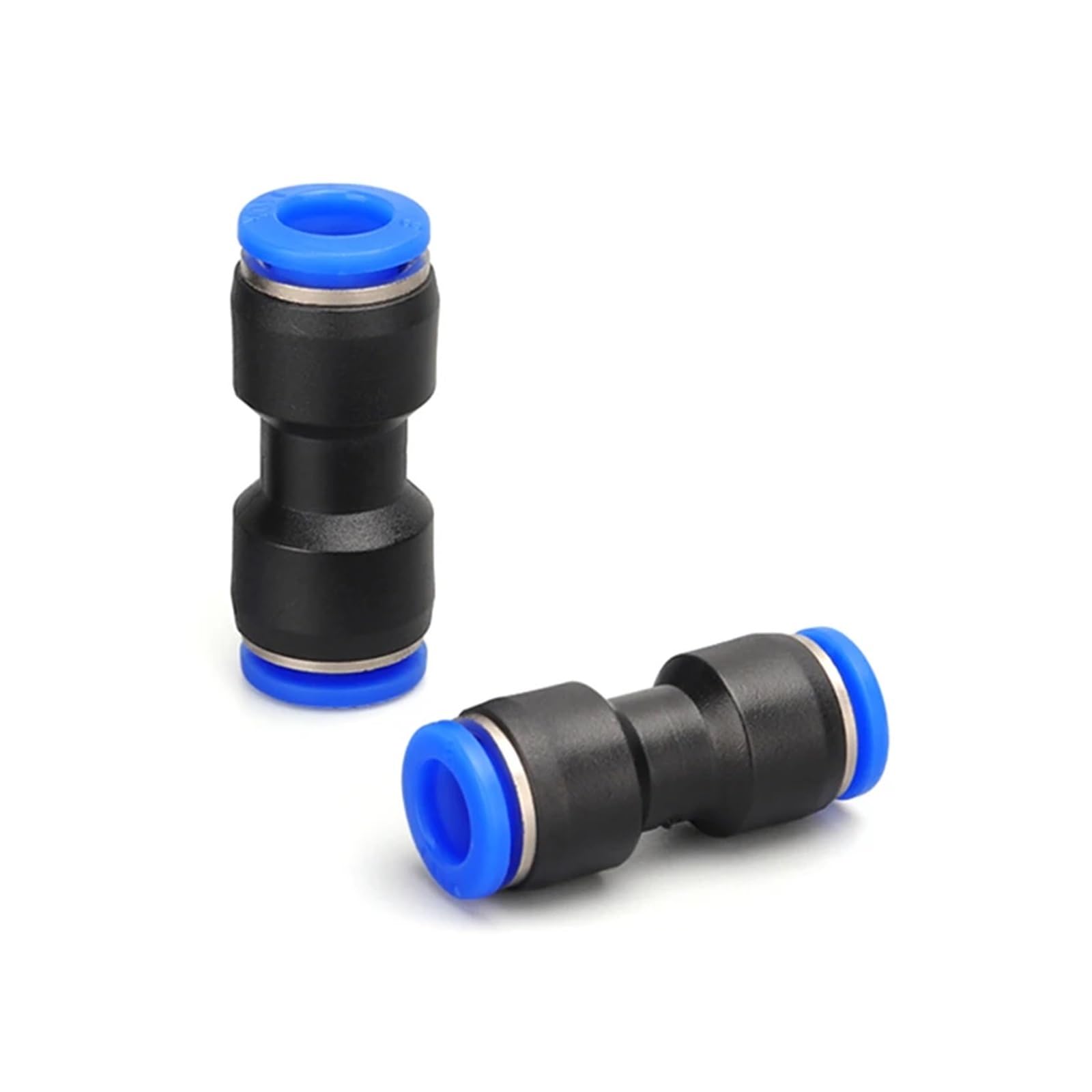 RAHBI Conector de tubo de 2 vías de PU, conector neumático de plástico de 4mm, 6mm y 8mm, accesorios de bloqueo de deslizamiento rápido, 100 Uds., 50 Uds. leisurely (Size : OD 12mm(100PCS))