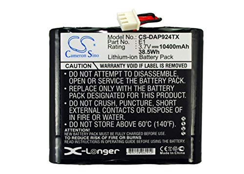 CS-DAP924TX Batterie 10400mAh Compatible avec [Pure] Evoke 1S, Evoke 2S, Flow, Mio, Mio by Orla Kiely, Union Jack, EVOKE-1S, EVOKE-1S Marshall, Evoke-2S,...