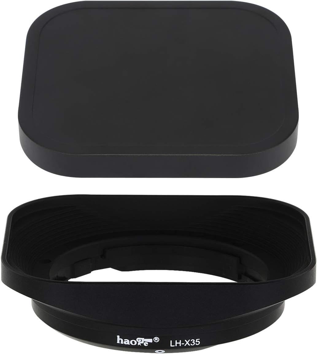 Haoge Pare-soleil Carré En Métal à Baïonnette Pour Fujifilm Fuji