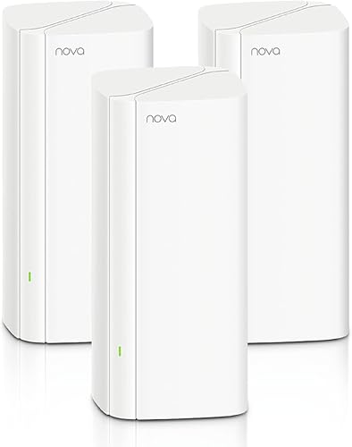 Tenda AX1800 Mesh WiFi 6 System Nova MX6-6000 pies cuadrados Cobertura WiFi - Sistema de malla WiFi para todo el hogar - CPU de cuatro núcleos de