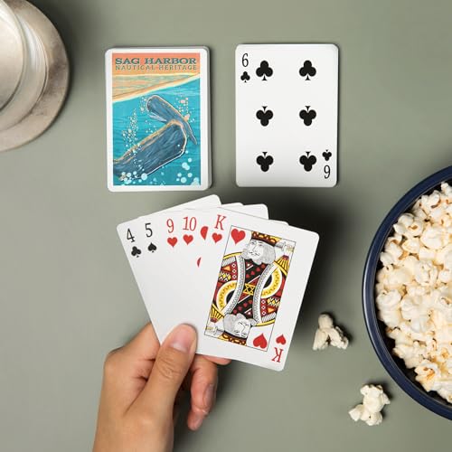 Lantern Press Naipes Vintage Sag Harbor 52 Cartas Poker miniatura 2