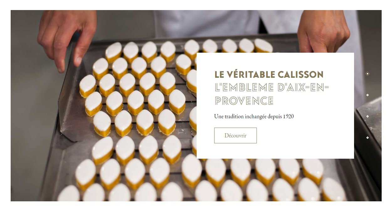 LE ROY RENÉ Epicerie Fine – Calissons de Aix en caja rombo oro tradición metal: (lote de 1, 18 calissons – Caja de 235 g)