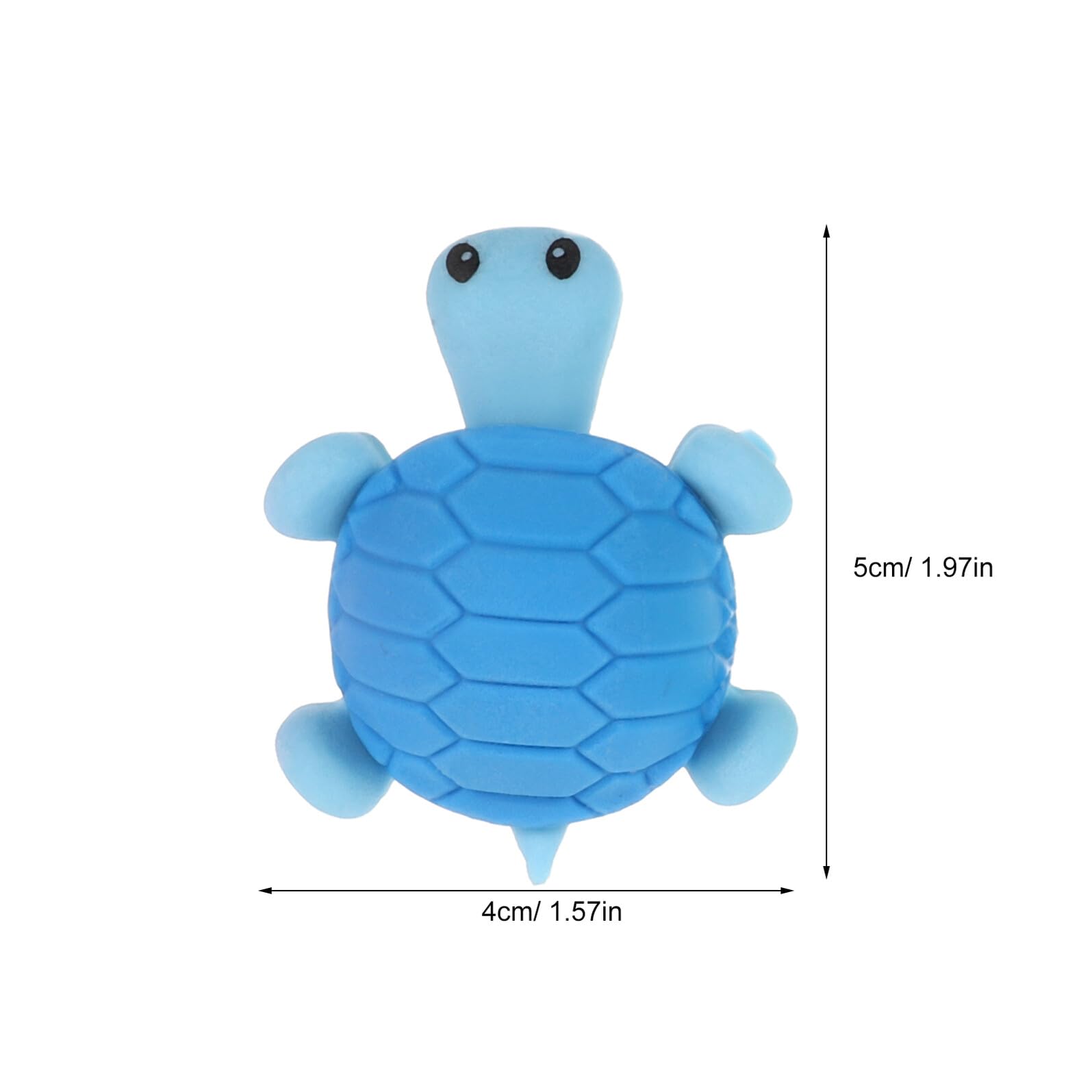 SOIMISS Set da 36 Mini Gomme a Forma di Tartaruga e Animali da Scrivania Gomme Divertenti per Cancelleria Kawaii per Scuola Premi per la Classe e Bomboniere Compatte e Portatili per
