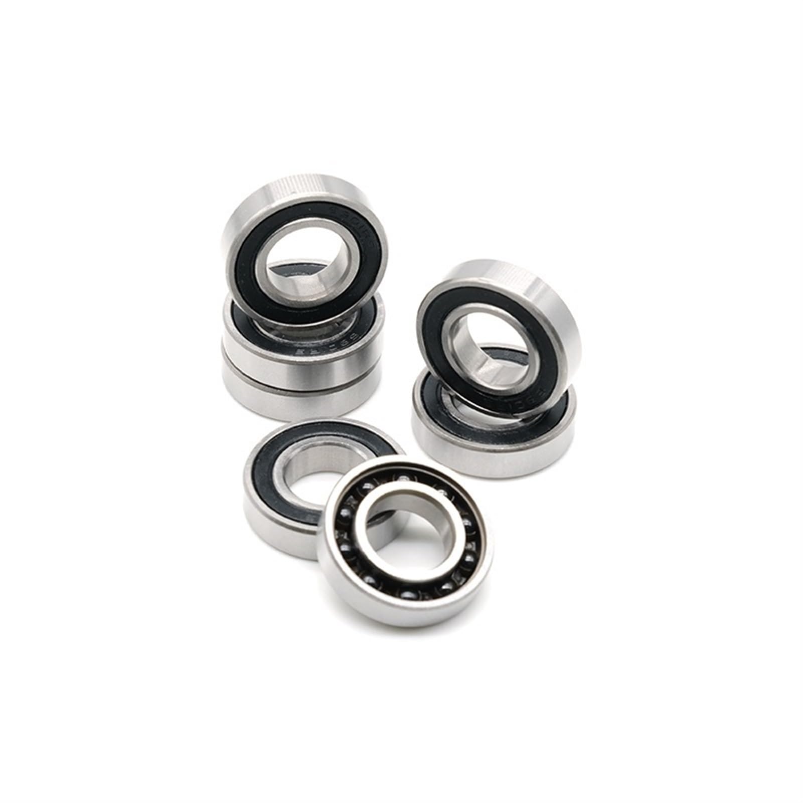 Cuscinetti a sfere a gola profonda 5 pezzi 6901 cuscinetto ceramico ibrido 12x24x6 mm ABEC-7 movimenti centrali e ricambi for bicicletta 6901RS cuscinetti a sfera Si3N4 6901 2RS