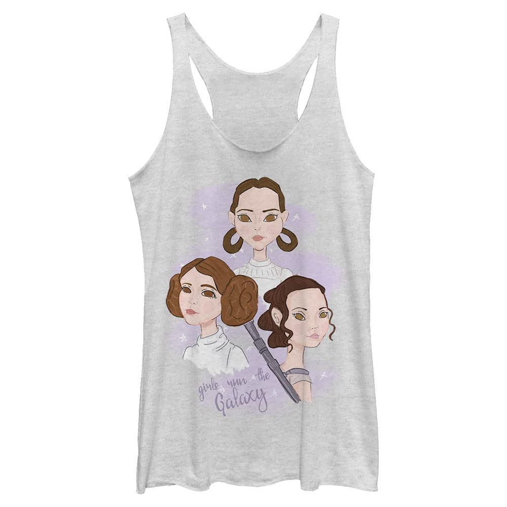 Camisa Star Wars Galaxy Girls blanca de mujer para eventos 3