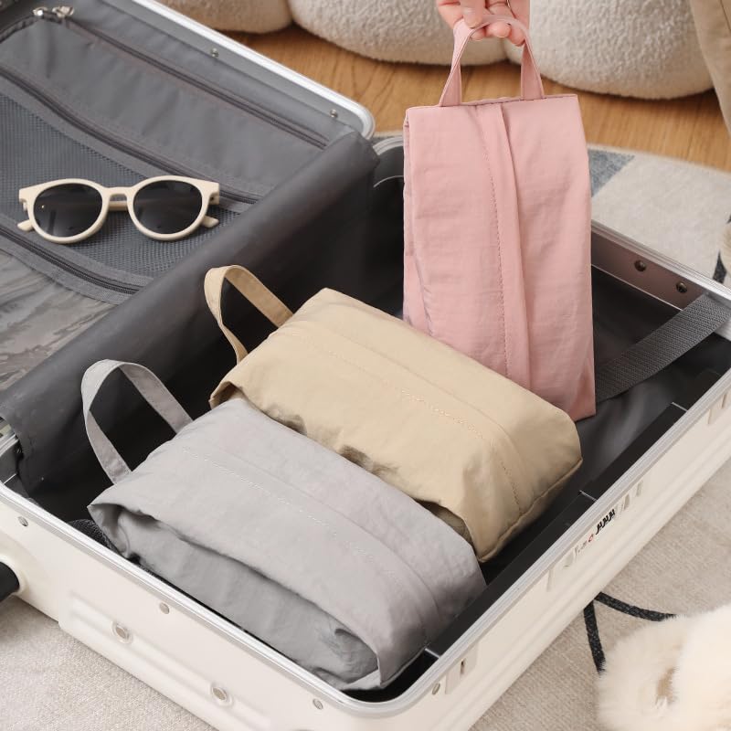 MAKABEE Travel Toiletry Bag for Women - 3pcs Hanging Toiletry Bag Sets Cosmetic Bag Travel Accessories for Men/Women - Image 4 thumbnail