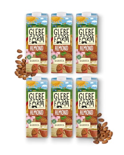 Glebe Farm Barista Almond Milk, 6 x 1L