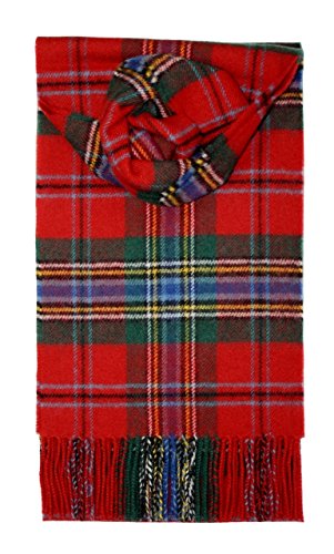 I LUV LTD MacLean of Duart Tartan Scarf Modern Lambswool