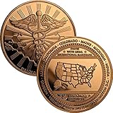 Cannabis Series 1 oz .999 Pure Copper Round/Challenge Coin (Ahead of The Curve)