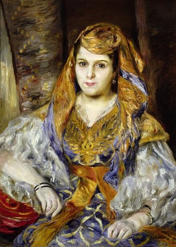 Impression sur toile Renoir Femme Algérienne | Tableau décoration murale 60x90cm