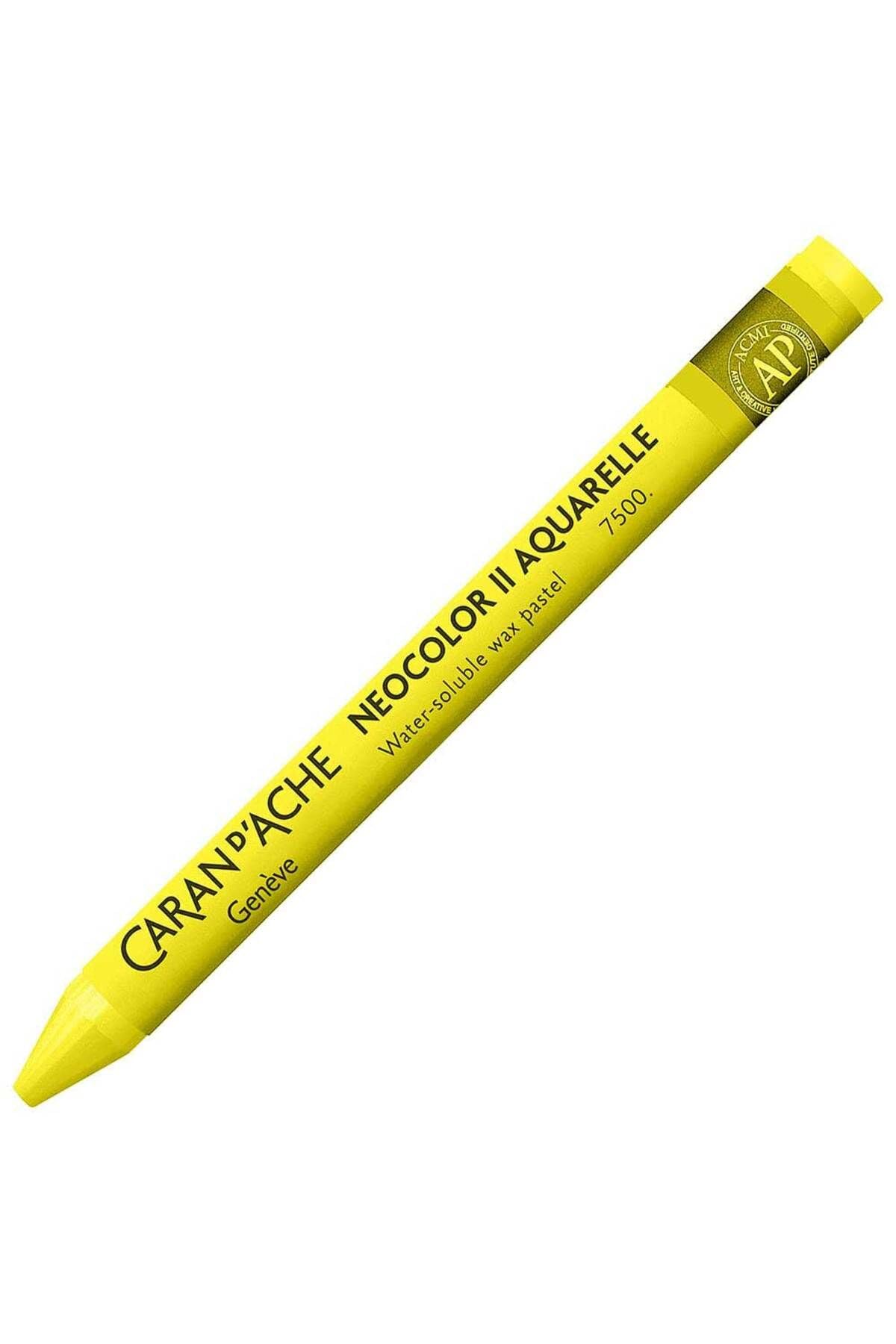 Caran D'ache Yellow Neocolor Watercolour Crayon Lemon
