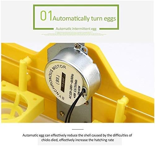 Egg Incubator - Digital Fully Automatic Hatching Egg Incubator for Chicken Duck Goose