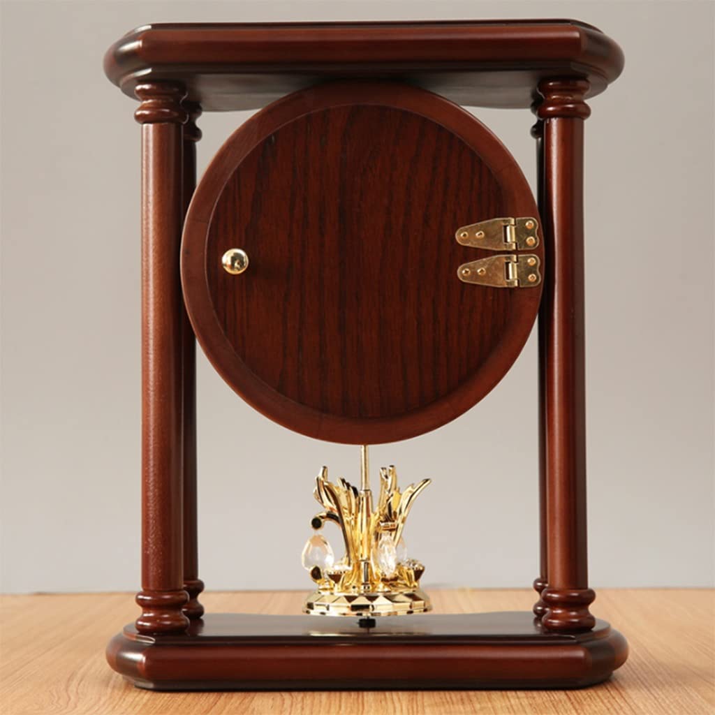 Mantelklok, Stille Decoratieve Houten Mantelklok Werkt Op