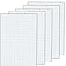 Produktbild 5x Flipchartblöcke, kariert, je Block 20 Blatt 69x99 cm, 6 fach Lochung, perforiert, Papier für Flipchart