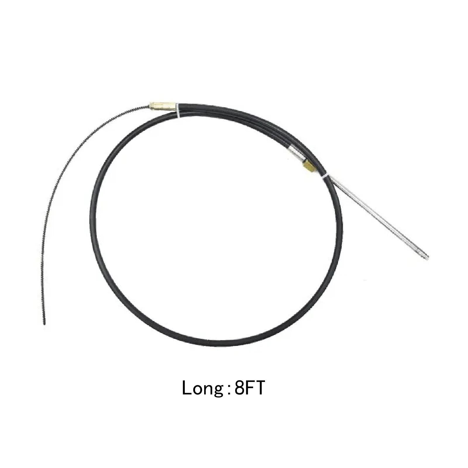 Cable de Dirección Marítima Duradero de Acero Inoxidable M58 para Embarcaciones Pequeñas, 8 pies