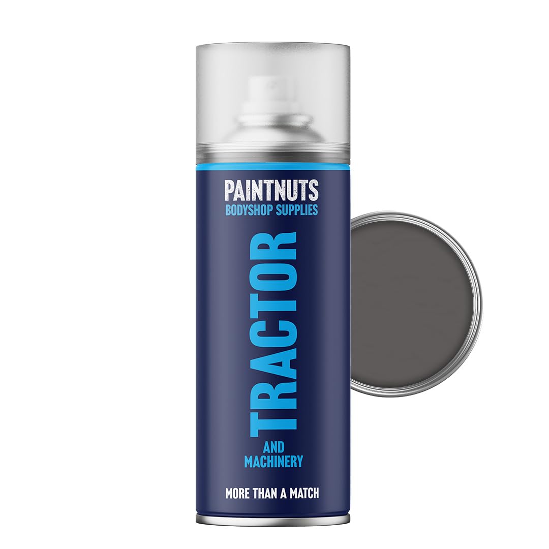 Paintnuts Tractor & Machinery Paint suitable for MF/Massey Ferguson Charcoal Grey (LM0240) - 400ml Aerosol