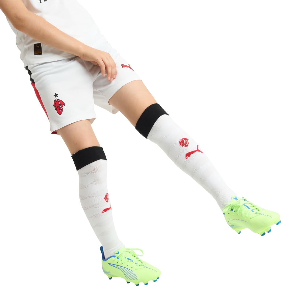 A.C. Milan Pantaloncini Gara - Away, sezon 2025/2026, spodenki piłkarskie, oficjalny produkt Dzieci i młodzież