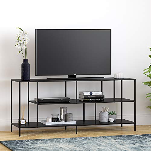 Image of Henn&Hart 55 inch TV Stand for TVs up to 60 inch, Black