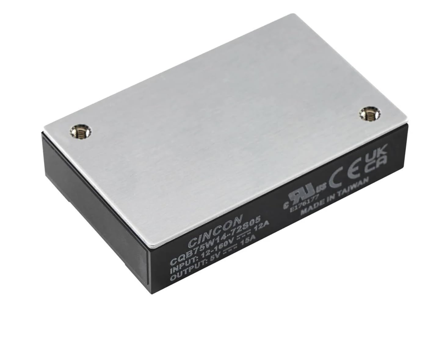 CQB75W14-72S15N,Isolated DC/DC Converters - Chassis Mount 75W 12-160Vin 15Vout 5A Neg