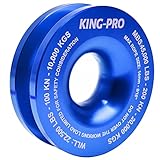 KING-PRO Snatch Recovery Ring, 45000 lbs Winch Snatch Block Pulley Towing Ring, for ATV UTV SUV Truc