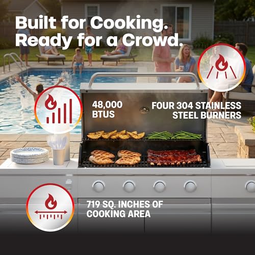 Luxury Outdoor Kitchen Grill Island