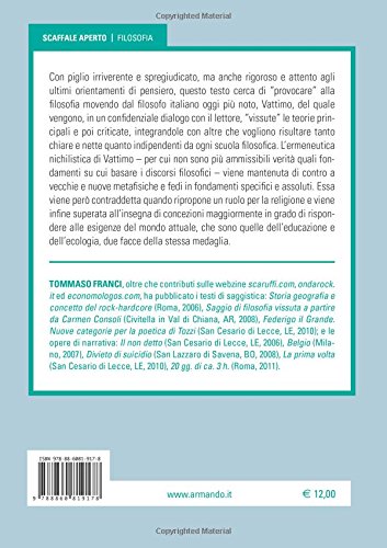 Vattimo O Del Nichilismo. Provocazione Alla Filosofia - 2