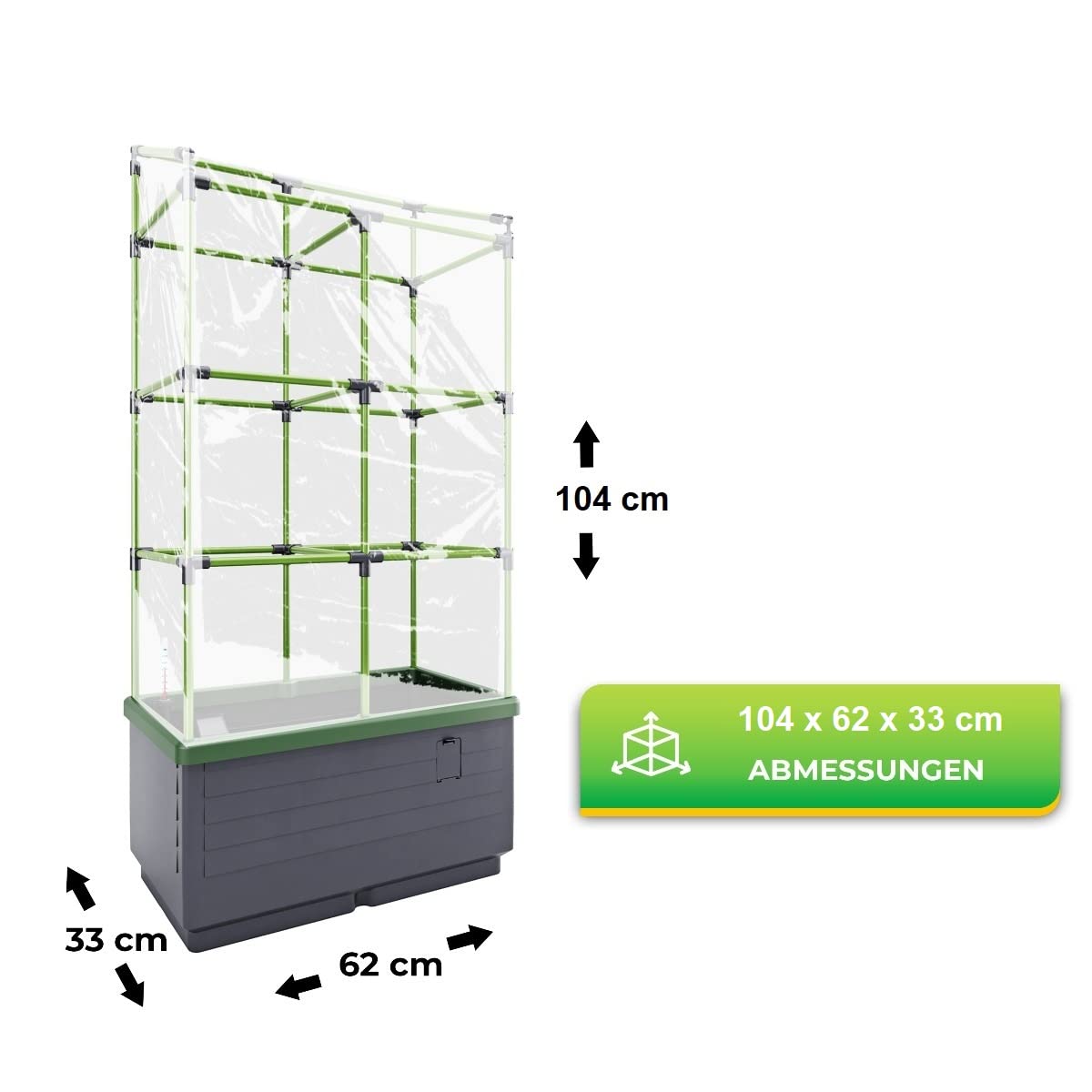 Bio Green JGL-C City Jungle pokrywa, przezroczysta