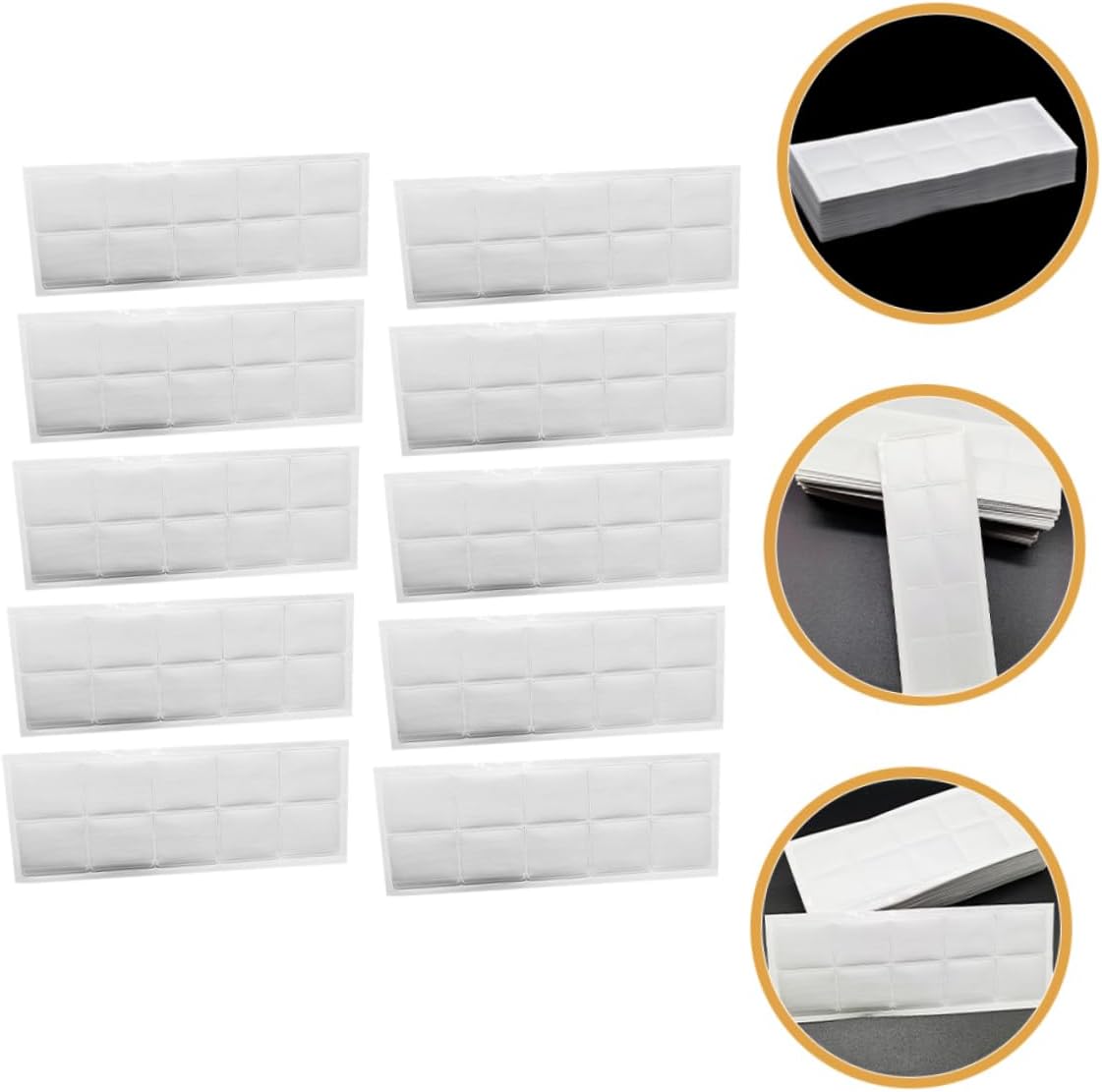 VILLCASE 30sheets Jewelry Organizer Travel Case Necklace Chain Pockets Necklace Making Supplies Self-adhesive Bags