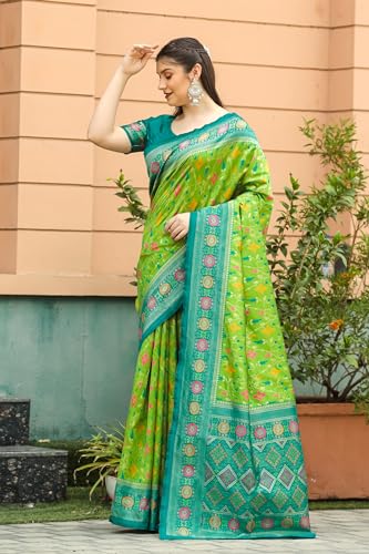 Leriya-Fashion-Kanchipuram-Cotton-Party-Wear-for-Women-Silk-Banarasi-Saree