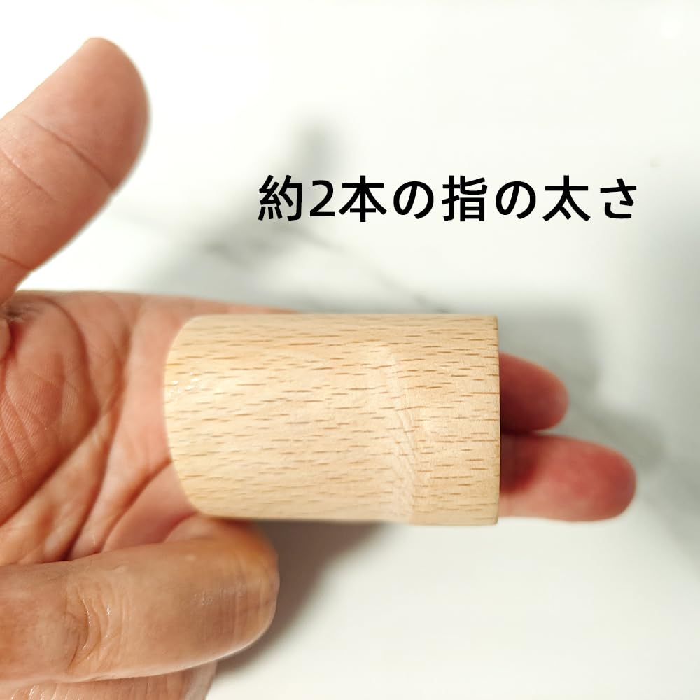 Amazon.co.jp: 壁掛けフック 木製 3個セット ブナ材 ウォールフック