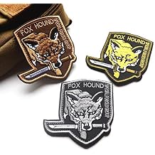Oyster-Patch Metal Gear Foxhound Metal Gear Solid Tactical Patch Hook & Loop 3pcs
