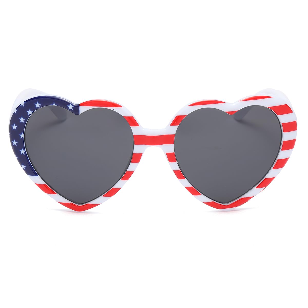 JOVAKIT Kids Polarized Heart Shaped Sunglasses for Girls Age 3-18, Fashion Lovely Rave Party Sun Glasses UV Protection