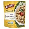Tasty Bite Organic Brown Rice Garlic, 8.8 Ounce, Pack of 6, Ready to Eat, Microwavable, Gluten-Free Garlicky Rice