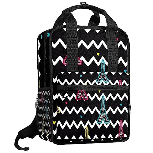 Sac à dos garçon Tour Eiffel pour aller à l'école et partir en week-end