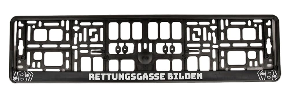 Borussia Mönchengladbach 2erSet Kennzeichenrahmen (Rettungsgasse + Classic) | BMG | Nummernschildhalter