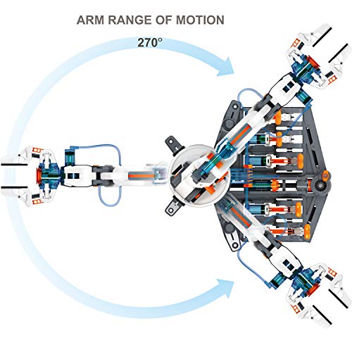 Image of Elenco Teach Tech inchHydrobot Arm Kit inch Hydraulic Kit, STEM Building Toy for Kids 10+