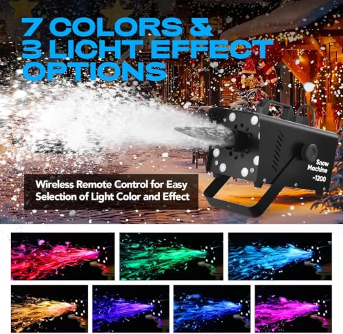 Image of UPGREY 1200W Snow Machine for Outdoors and Indoors