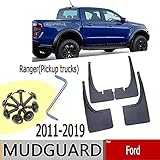 * VOLLSTÄNDIGER SCHUTZ: Die 4-teiligen Schmutzfänger schützen die Räder Ihres Autos vor Schmutz, Schnee, Salz, Sand, Steinen und anderen Fremdkörpern. Erweitern Sie den Verwendungsbegriff.