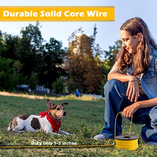 TRESSON Underground Dog Fence Wire,Boundary Wire 500 Feet Compatible for Dog Fence System Wireless,Electric Dog Fence Wire, Dog Fence Wire for pet Safety Training extends The Boundaries of Your Fence