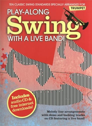 Image of Play-Along Swing With A Live Band! Trumpet Tpt Book/Cd
