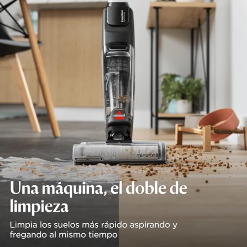 Miniatura 2 de Bissell CrossWave OmniForce Edge, Aspiradora de Mano Sin Cable, Aspirado y Mopa al Mismo Tiempo o Solo Modo Aspirado, Escoba Vertical Potente, Tecnología ZeroGap, 240m² Limpieza Multisuperficie, 4017N
