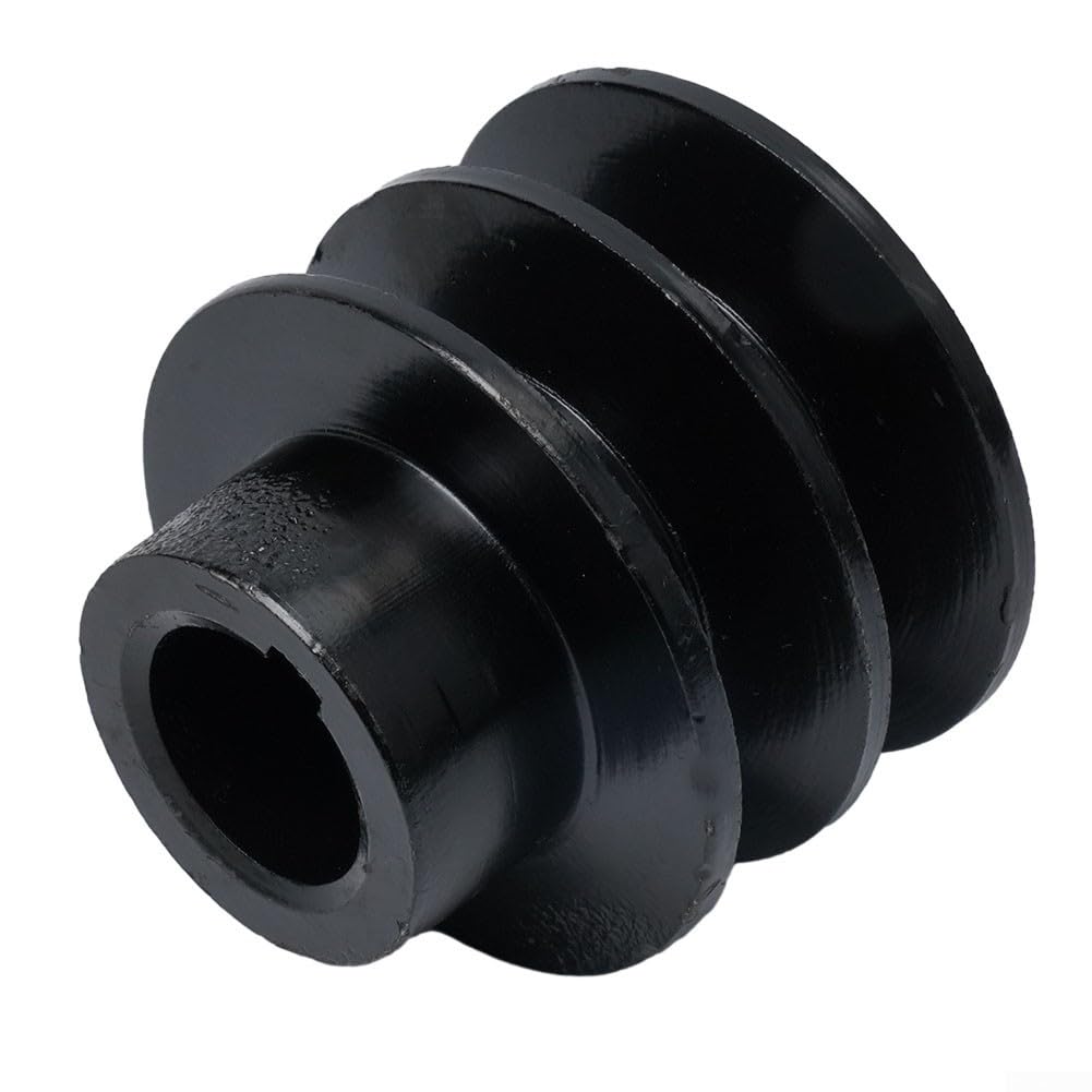 Polea de correa en V doble, 20 mm, compatible con motor 168F 170F, cabeza convexa