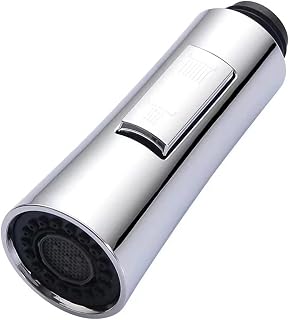 Rociador Grifo, Accesorio extraíble Grifo de Cocina Fregadero, Agua 2 Tipos Ducha y Modo Kitchen tap Adecuado para los grifos Standard,Baño, Fregadero Anti Salpicadura (Plata)