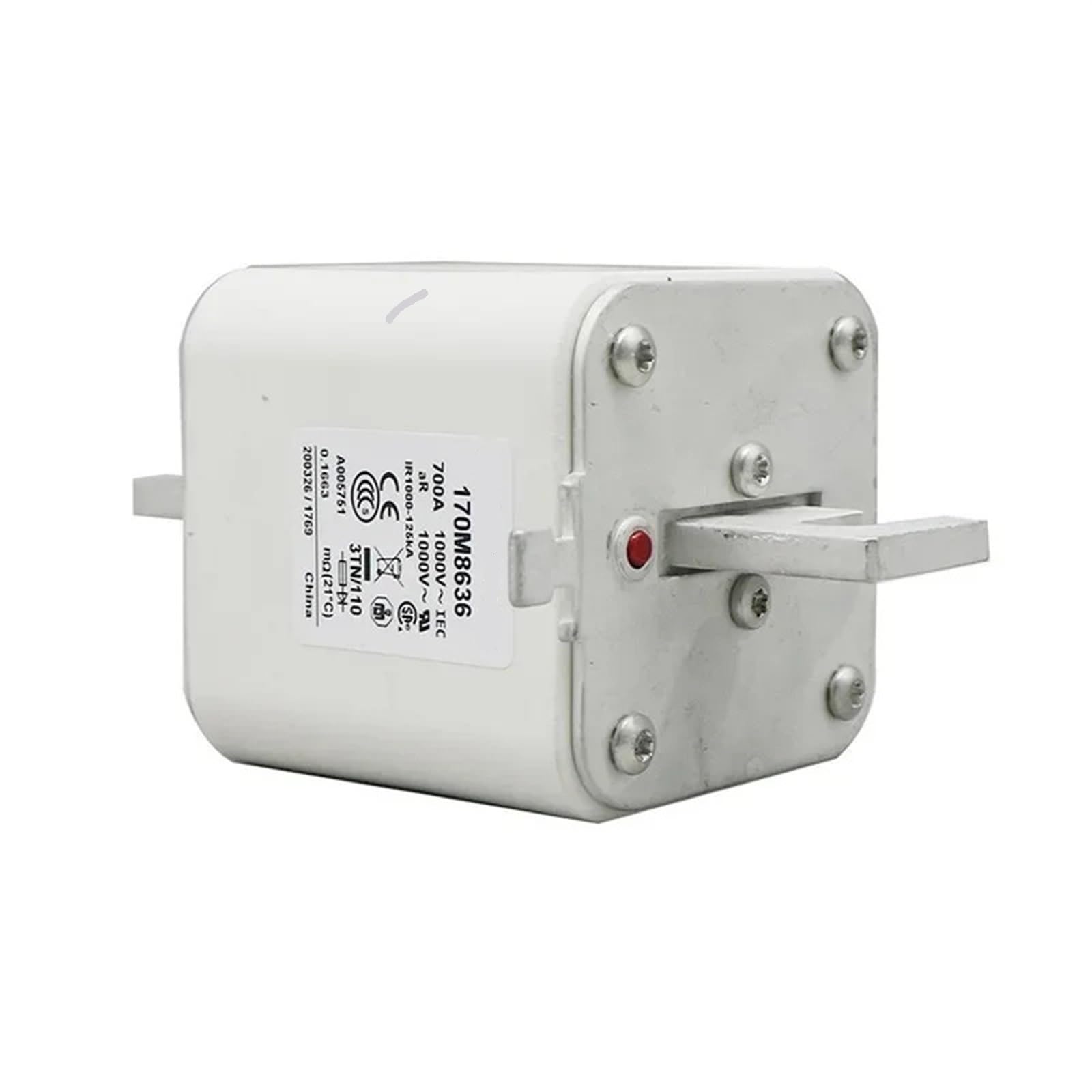 Fusible de basse tension de haute précision 170M8636 pour armoires électriques critiques