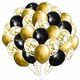 schwarz gold kleidung herren 【Perfekt für jede Gelegenheit】- Dieses goldene und schwarze Konfetti-Ballonset ist perfekte Dekoration für jede Party. wie z.B. Baby-Duschen, Golddekoration, Bankette, Geburtstagsfeiern, Jubiläen, Feiern, Gradution, Eröffnungsfeiern, etc. für Innen- oder Außenaktivitäten.