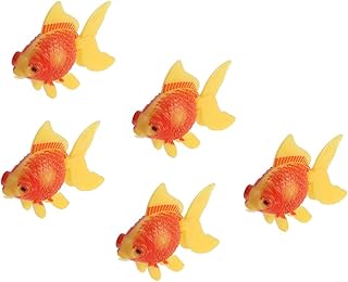 POPETPOP Peixes Artificiais - 5 Peças De Peixes De Plástico Peixes Falsos Decoração De Peixes Tropicais Peixes Flutuantes Ornamento De Peixes Realistas Para Decorações De Aquários De
